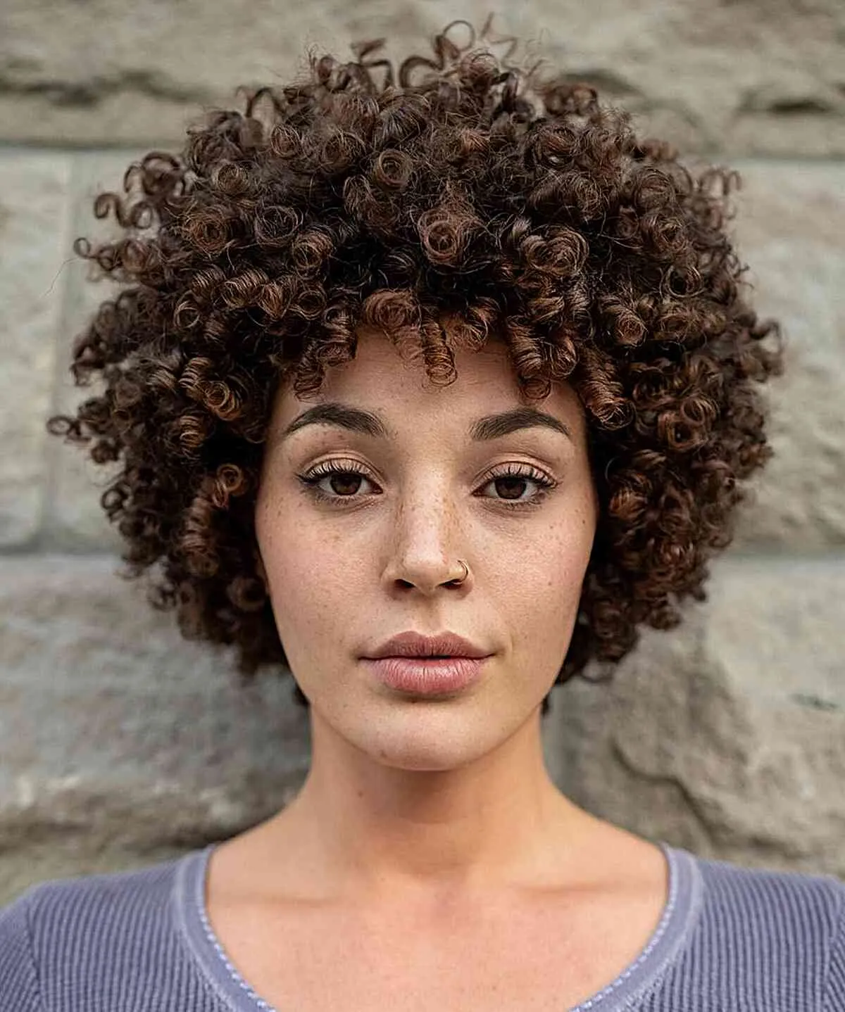 Short Perfect Ringlets for a Bob Cut