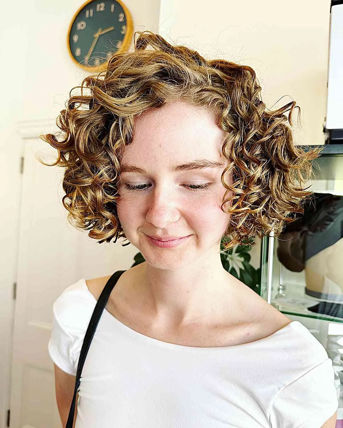 Stylish Curly Stacked Bobs