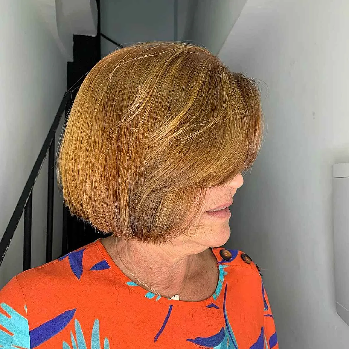 Chin-Length Bob Hairstyle
