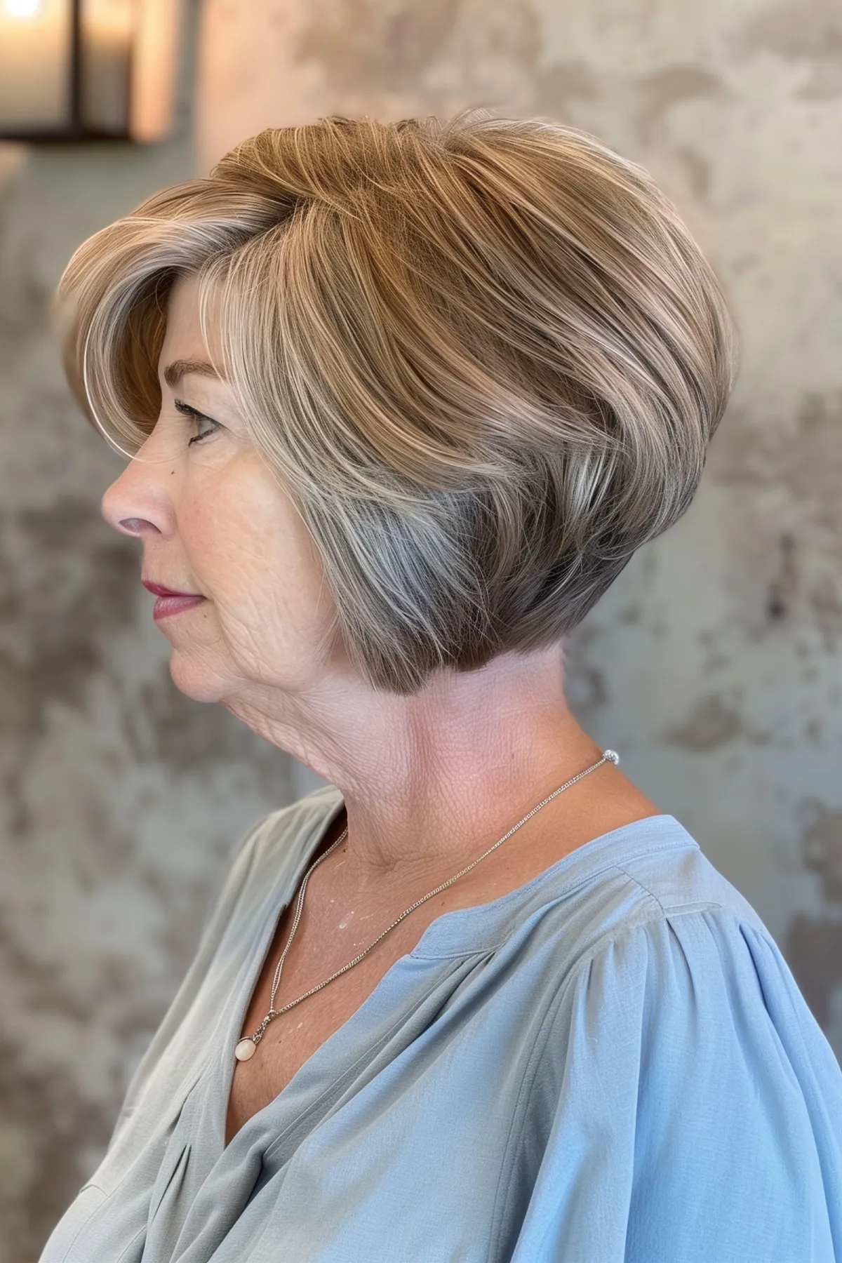 Layered Bob Cut for Women