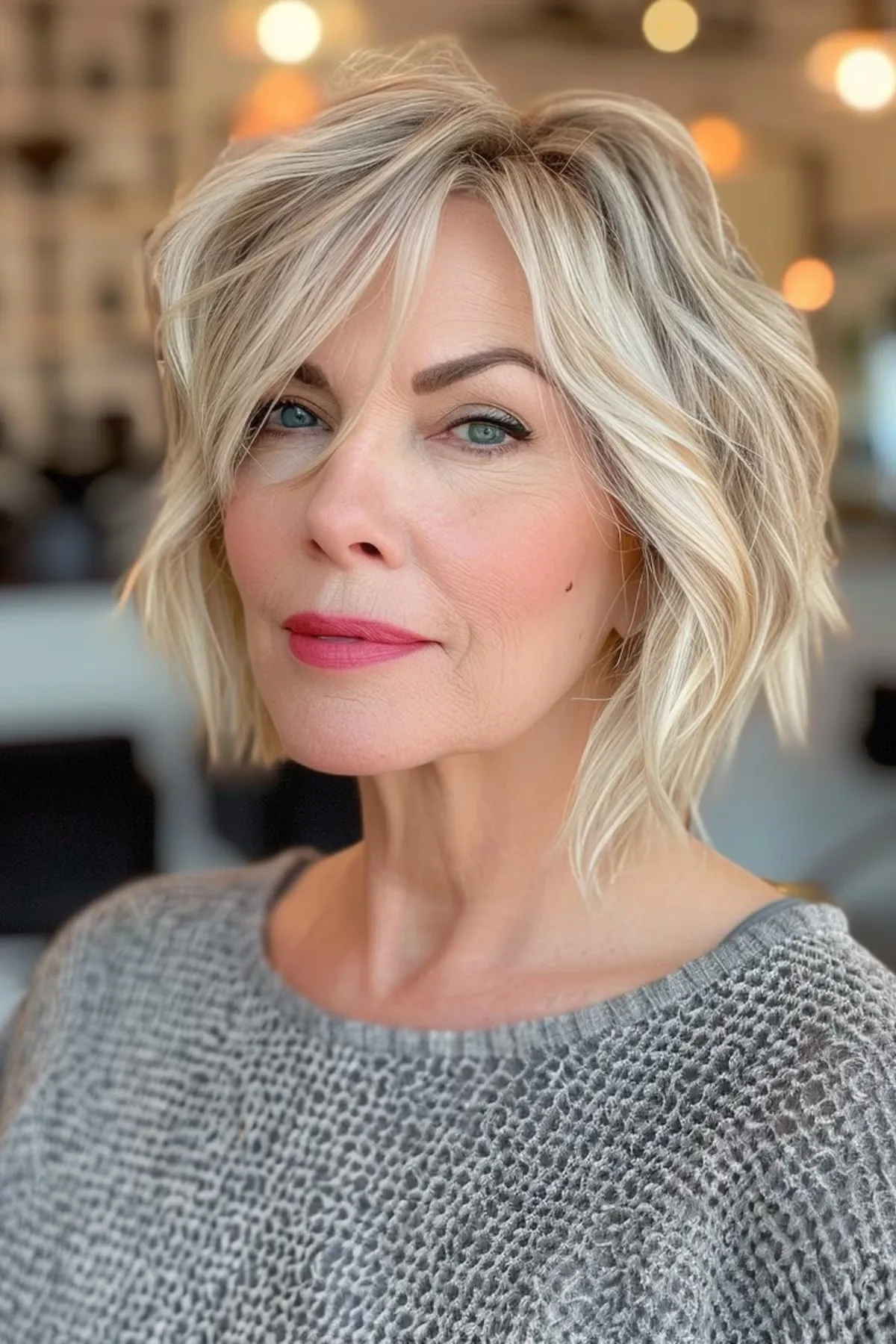 The Trendy Choppy Bob